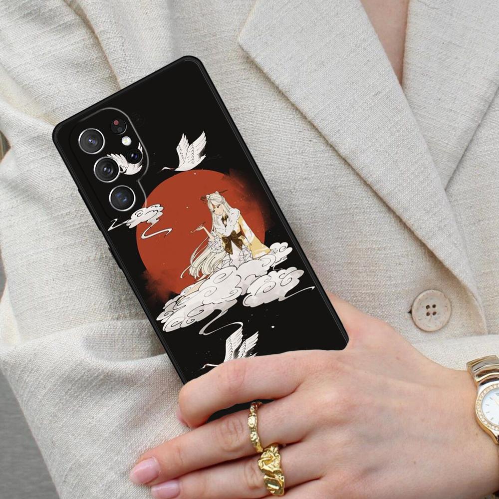 Ningguang Genshin Impact Cell Phone Case for Samsung Galaxy S26 Ultra S25 S24 S23 S22 S21 S20 Note10 Cover