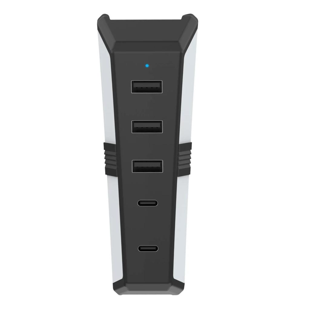 For P5 Pro USB Hub, HS-P5R007 5-in-1 USB Expansion for PlayStation 5 Pro Console, with USB 3.1 Interface