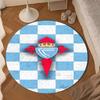 Celta Vigo Crest Design Round mat, Anti-slip Circle Carpet Chair rug For livingroom,Bedroom, doormat home decor Gift Christmas Gifts