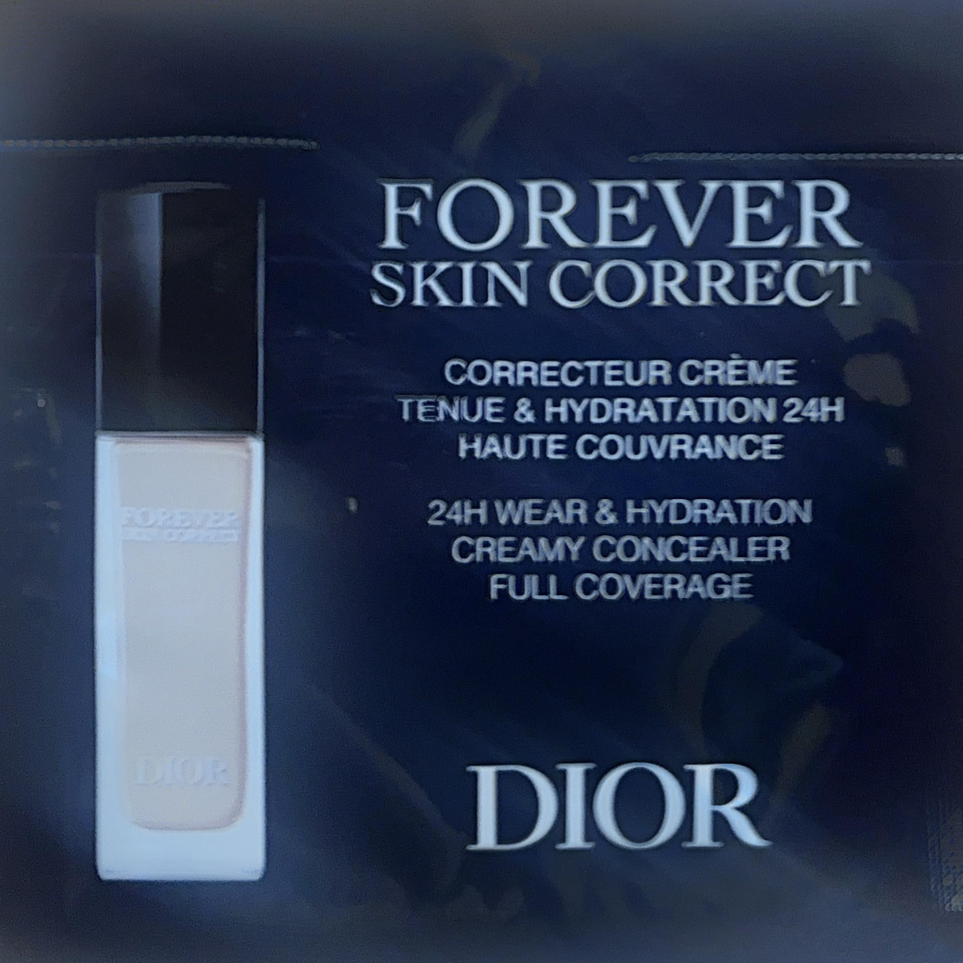 Dior Diorskin Forever Skin Correct Консилер 0N Нейтральный Мини-размер Образец 0,7 мл