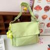 Nylon Casual Tote Bag For Students With Zipper Closure And Card Pocket For Daily Use