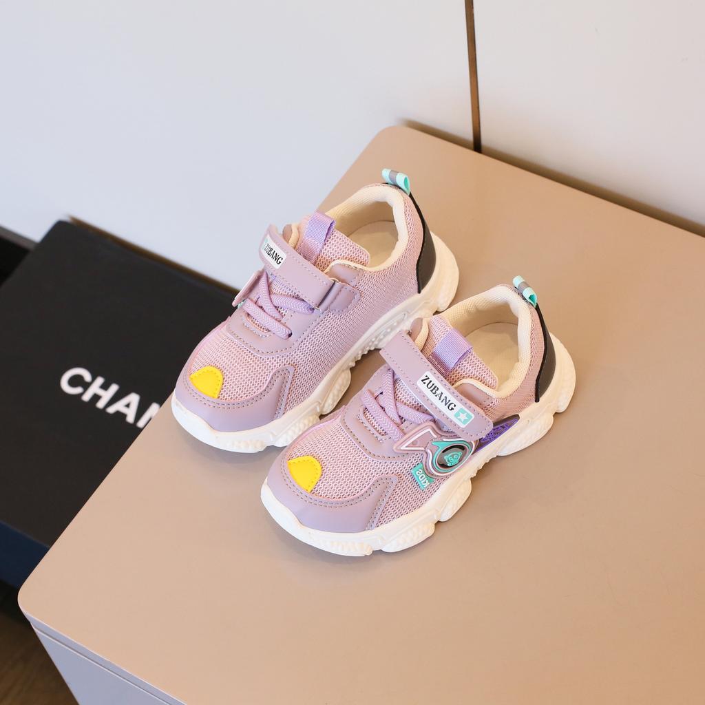 Kinder Mesh Sportschuhe Herbst neue Jungen und Mädchen weichsohlige Laufschuhe, Kinder Klettverschluss Freizeitschuhe Trend