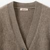 broadcast Women's Gray V-Neck Knit Cardigan