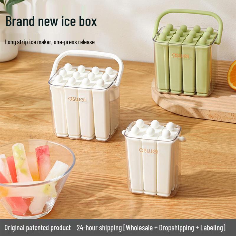 Summer Popsicle Mold: Easy-Release, Food-Grade Ice Stick Tray for Homemade Treats