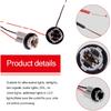 2 PCS T15 Harness Pigtail Socket, T10 T13 T15 Car Light Bulb Wire Wiring Harness Socket Connector, for Bulbs Turn Signal Lights Brake Lights
