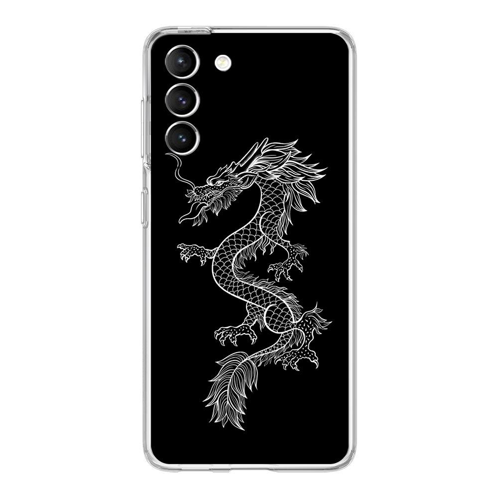 Husa de telefon Dragon Fashion pentru Samsung Galaxy S22 S21 S20 FE Ultra 5G S10 S10E S9 S8 Plus Note 10 20 Husa din silicon moale, transparent