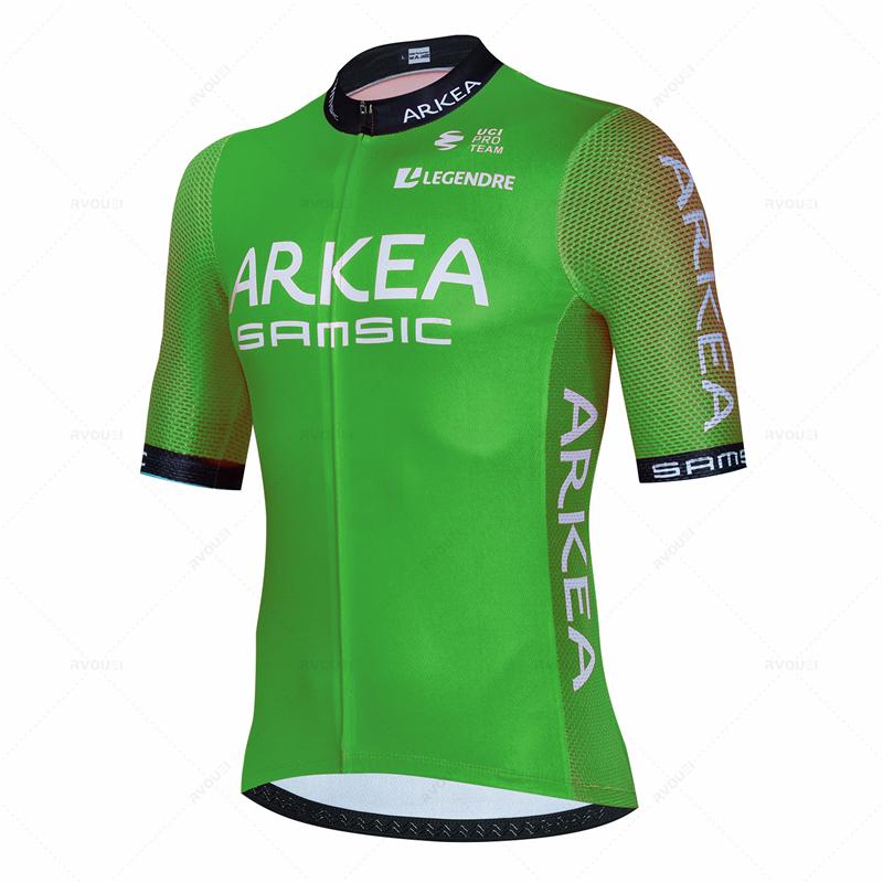 

2026 Arkea Cycling Jersey Sets for Men, Summer Bicycle Clothing, Breathable MTB Bike Clothing, Maillot Ropa Ciclismo Uniform Suits 4XL