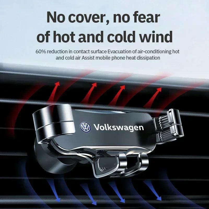 Car Phone Holder For vw volkswagen golf 7 mk7 golf 8 mk8 Car Styling Bracket GPS Stand Rotatable Support Mobile Accessories