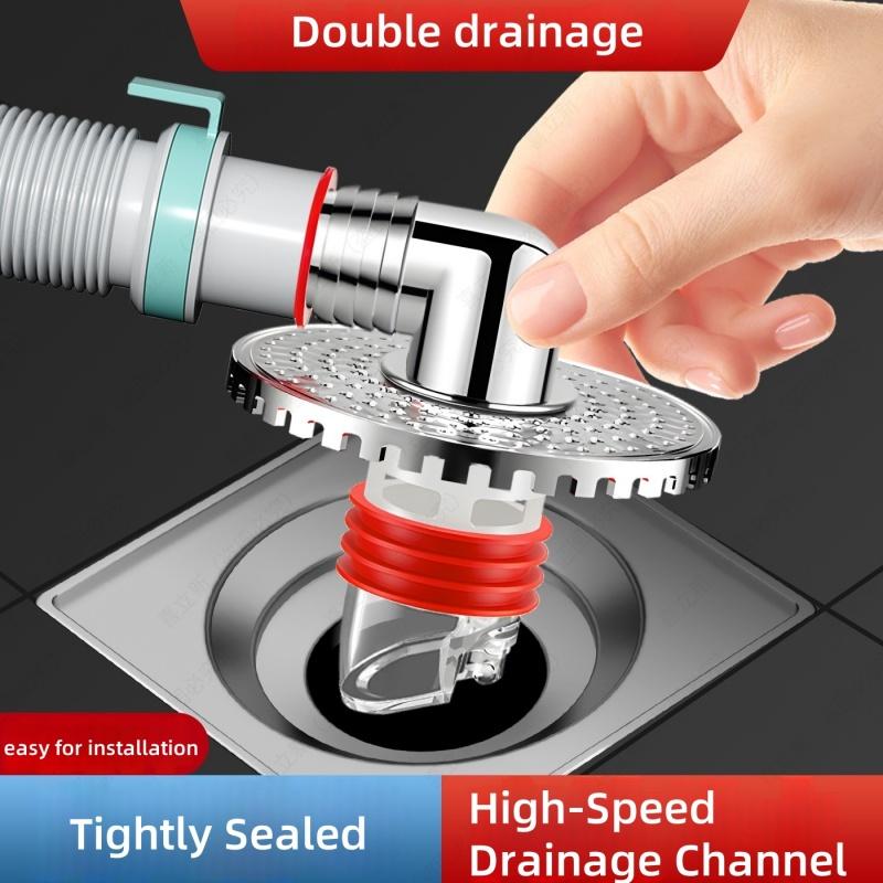 Bathroom Washing Machine Drainage Hose Adapter Multifunctional Floor Drain Machine Drain Pipe Connector Bathroom Accessories