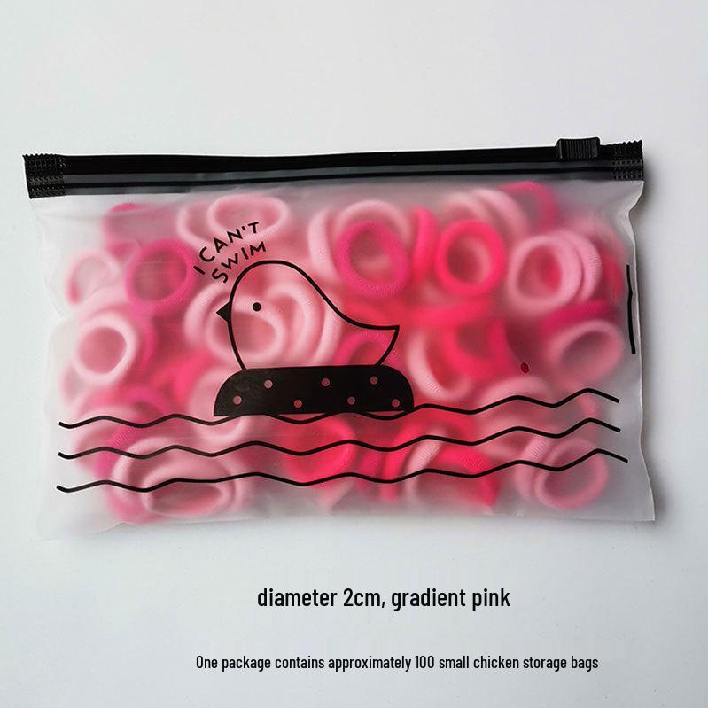 2cm Hochelastische Haargummis für Kinder - Sanfte, kleine Handtuchringe für Mädchen und Babys, Haarschonende Gummibänder