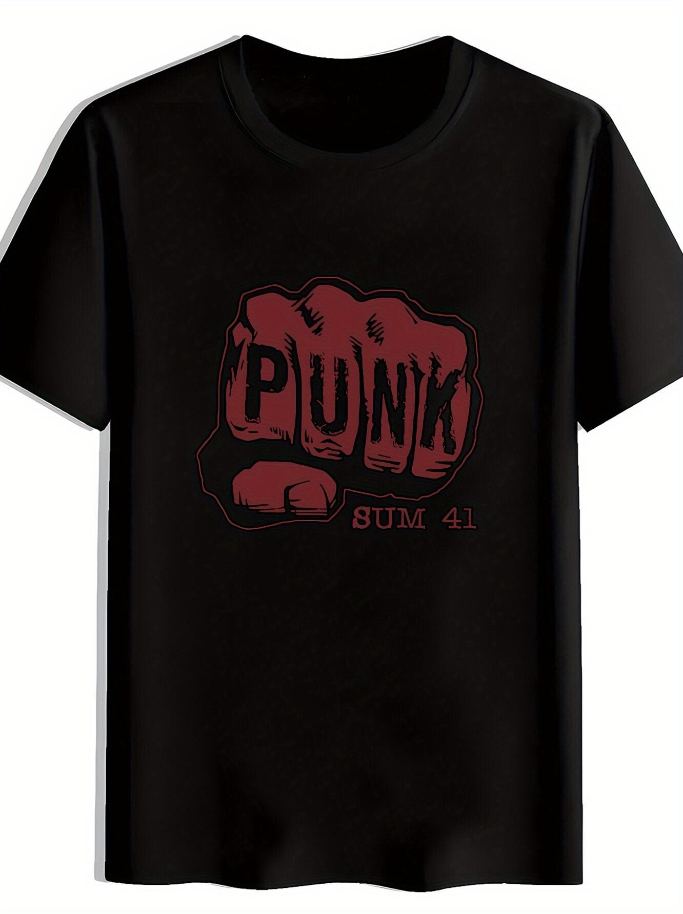 Vintage Punk Rock Band Graphic T-shirt - PUNK SUM 41 Design XXL