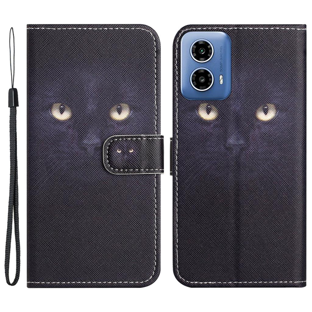 Do etui na telefon Motorola Moto G24 Power Phone Case 3D Pattern Leather Wallet Cover