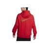 Nike CNY Year Of The Rabbit Series Sportswear Fleece-Lined Knit Hoodie With Letter Logo Print Men Tops University-Red FD4058-657