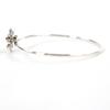 Great TIFFANY&Co. Bangle Daisy flower Combi bracelet Silver 925 Women Used