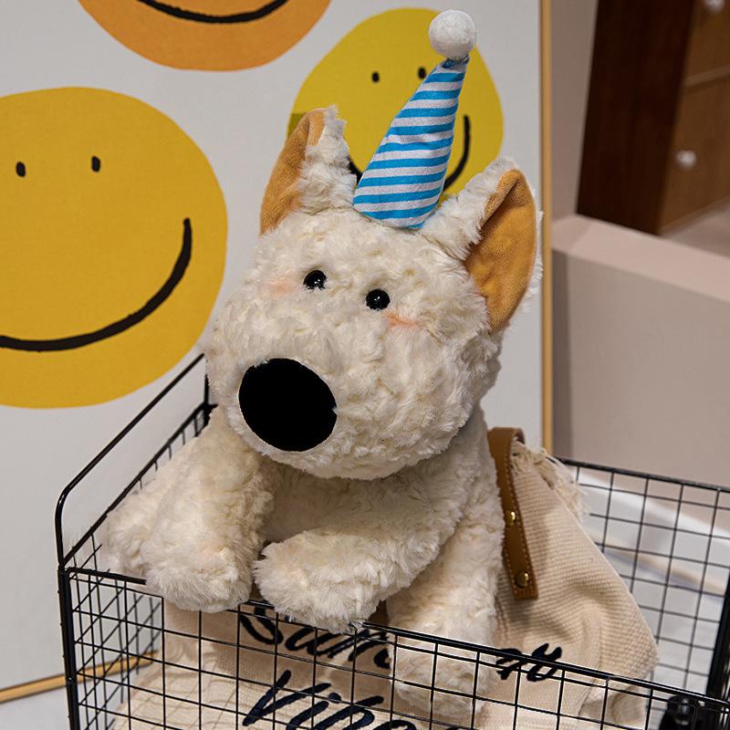 Big West Highland Puppy Animal Doll Dog Pillow Plush Toy Doll Healing Birthday Gift Doll