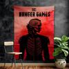 Die Tribute von Panem Cartoon Wandteppich Hippie Blume Wandteppiche Schlafsaal Dekor Kunst Heimdekor