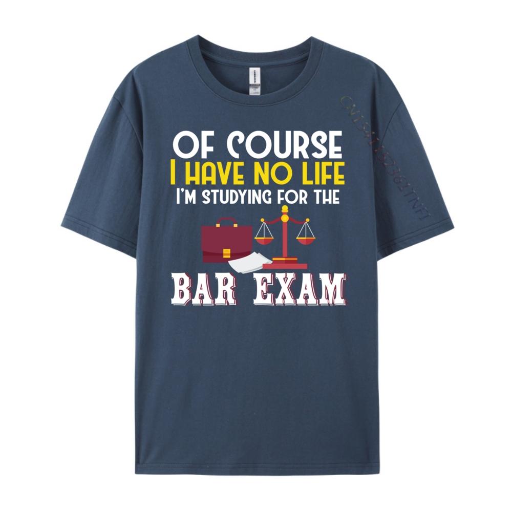 Law School Bar Exam Lawyer Student Luxury Clothing Female Fashionable and Trendy Tshirts Men Original Tees