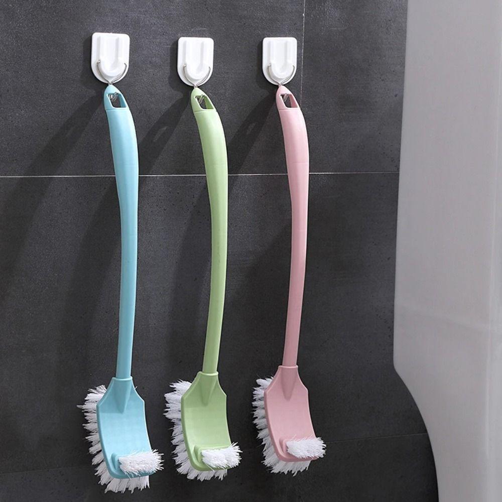 Multi-function Bathroom Cleaning Brush Double Head Corner Brush Bathroom Cleaner  Household