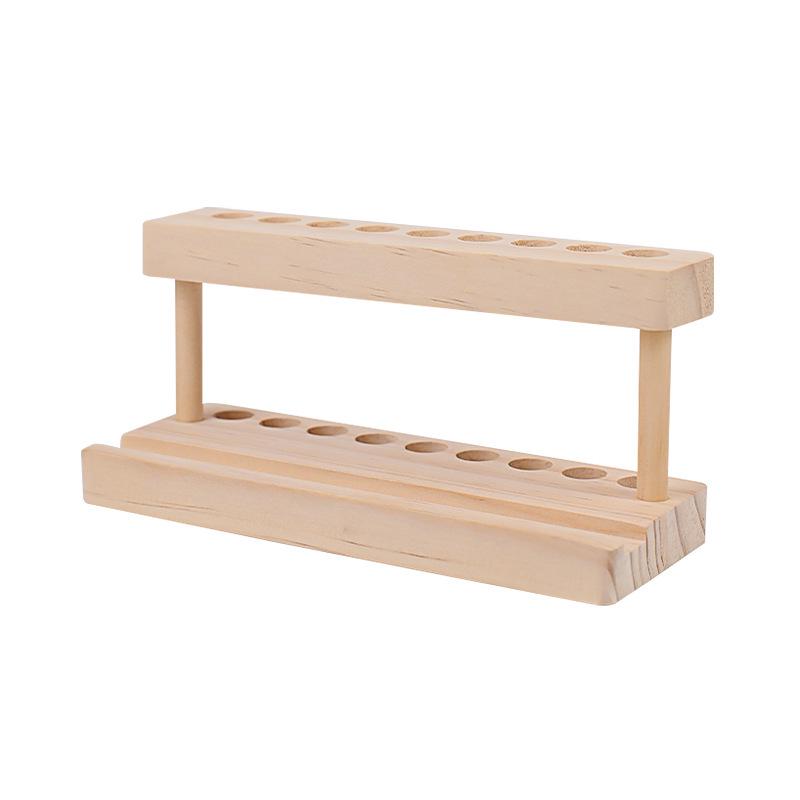 Solid Wood Pen and Gadget Holder - Multifunctional Desktop Organizer