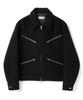 Millo Archive Oblique Wool Blouson [Black]