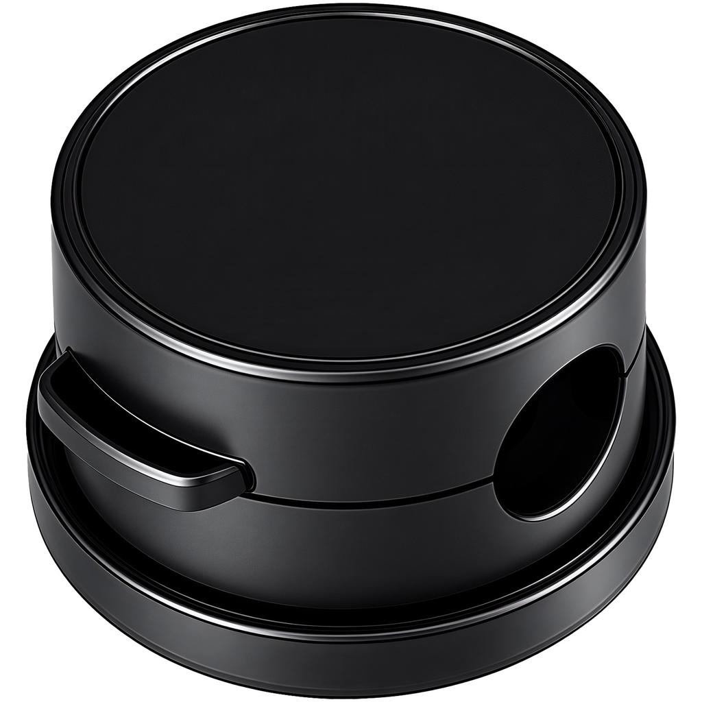 Magnetischer, am Schreibtisch montierter, drehbarer Kabelorganisator