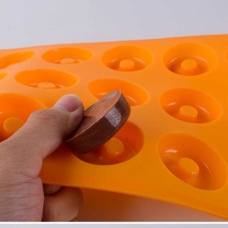 Cavity Silicone Donut molds Baking Pan Bread Pastry Mold DIY Tray Doughnut Dessert Making Cake Tools baking accessories
