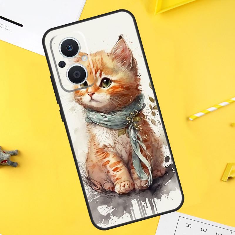 Kitted Cats Cute For OPPO Reno 14 13 12 11 10 Pro 8T 11F 12F 13F 14F 7 8 Lite OPPO Find X9 X8 X6 X5 Pro Case
