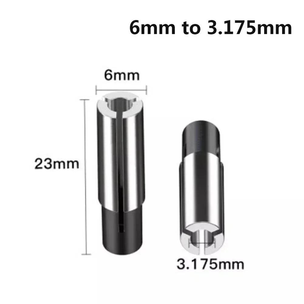 1/2" 1/4" 1/8" Collet Adaptor Shank Reducer Bit CNC Spindle Router 4/6/8/10mm Milling Cutter Toolholding  Chuck Adapter