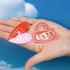 Liebe Kreisohrringe Neue trendige Ohrringe zum Valentinstag Internet-Berühmtheit Kleine Ohrringe Temperament-Ohrringe