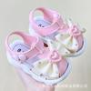 New Summer Style Girls' Shoes with Soft Soles, Non-Slip Baby Toddler Walking Shoes, Closed-Toe Sandals