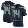 Mens Football Jersey Seahawks 14 Darnold White All Season Sports Top