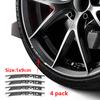 4Pcs  Aluminum Black Silver Wheel Rim Hub Center Cap Badge Steering Wheel Emblem Sticker For Mercedes Benz AMG Styling Accessory
