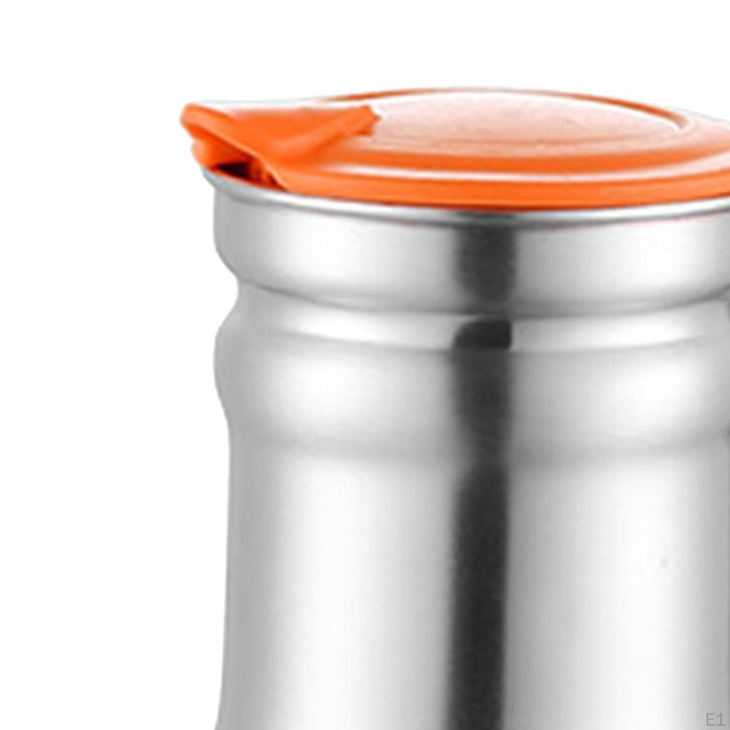 1L Cold Kettle with Lid Stainless Steel Insulated Jug for Restaurant Hotel