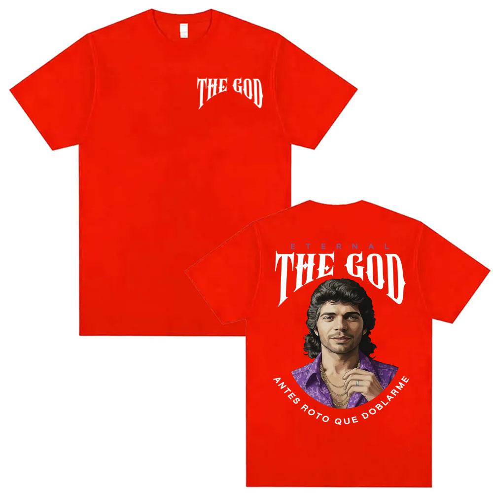 

Camarón De La Isla Eternal The God Graphic T Shirts Unisex Women Casual Cotton Y2K Short Sleeve Tshirt Fashion Style Oversized Top M