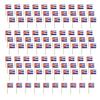 100Pcs National Flag Toothpick Cakes Picks Cupcake Top Decoration For Sweets Desserts Display And Festival Celebration