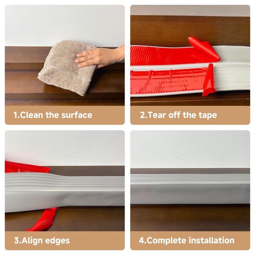 Non-Slip Stair Safety Strip 100cm Stair Edge Protector High Quality Corner Trim  Indoor Outdoor