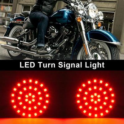 1156 LED Blinker Einsätze Lampe Passend für Softail Touring Dyna Sportster