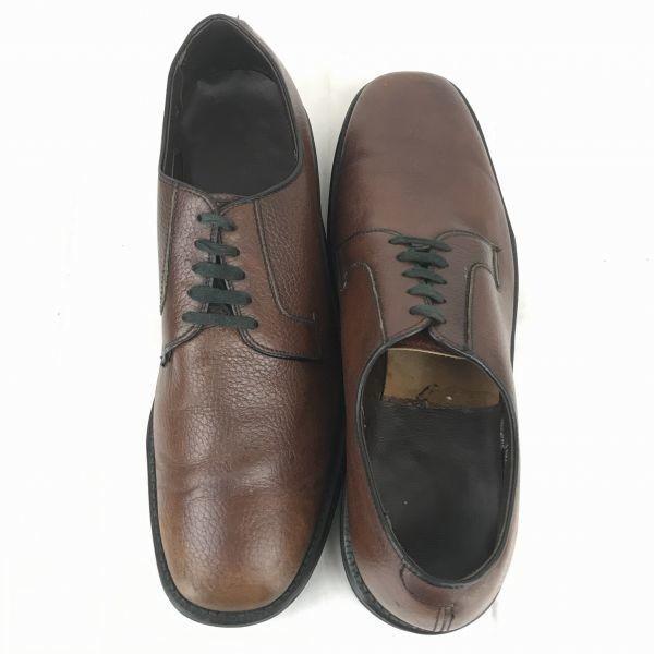 Tillverkad i Irland/Vintage från före 90-talet/Tjänsteskor i läder/10.5C/27.0-28.0/Brun/(BEGAGNAD)