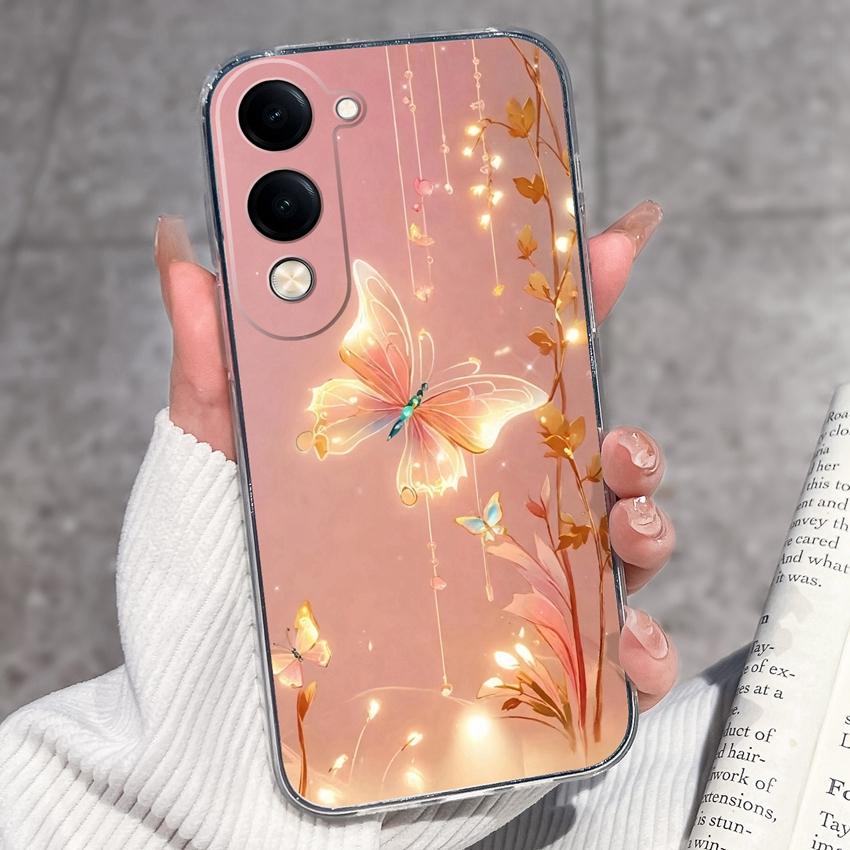 Fashion Casing For Vivo Y04 Y02 Y02a Y02s Y400 Pro X200 Ultra X200s Phone Case Lovely Cat Panda Shell Transparent TPU Soft Silicone Shockproof Housing
