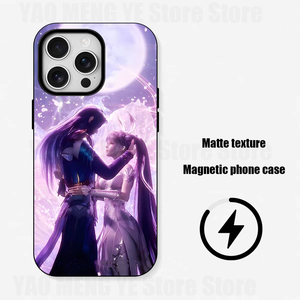 

Douluo Continent Anime Slim Matte Magnetic For Case For Iphone 17,16,15,14,13,12,11 Pro Max Mini Plus New Frosted Soft Shell iPhone17air
