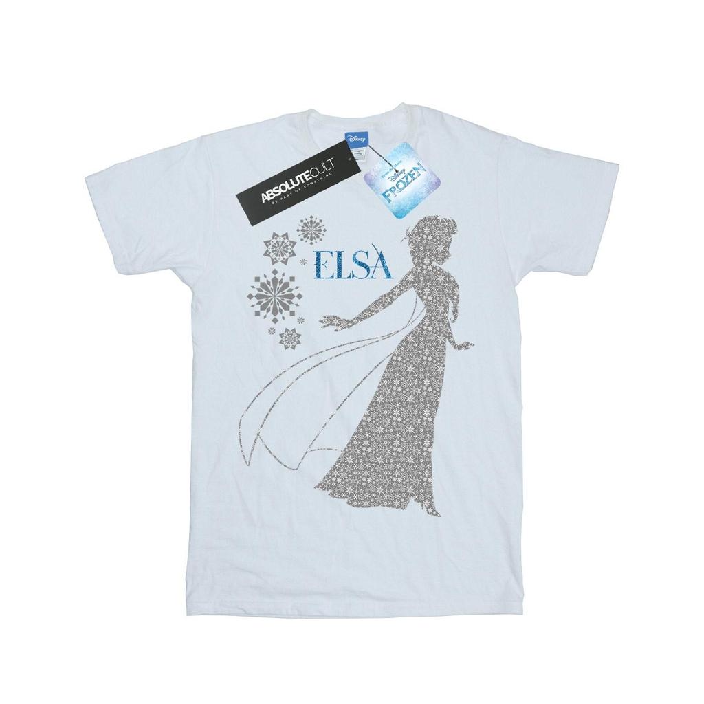 Disney Jungen-T-Shirt „Die Eiskönigin Elsa“ mit Weihnachtssilhouette