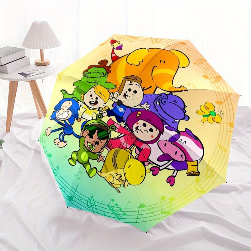 1pc Music Notes Themed High-quality Umbrella,Automatic Opening and Closing Umbrella,Multi-functional Umbrella G0811216