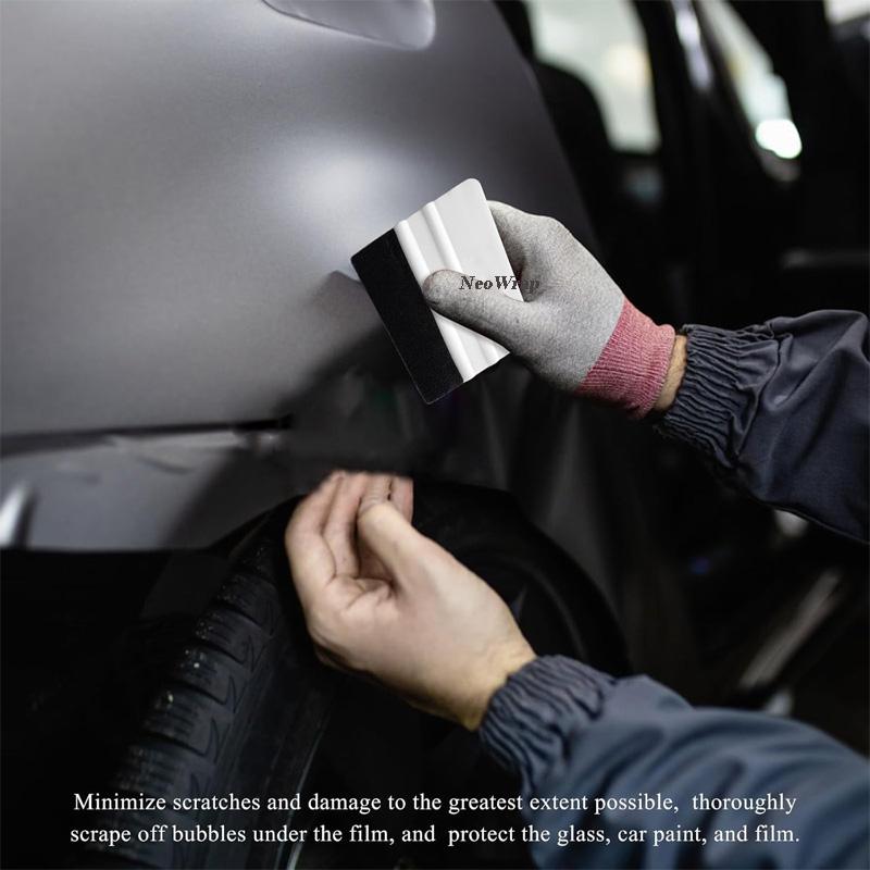 8pcs/set Car Wrapping Tools Kit Vinyl Scraper Cutter Carbon Film Squeegee Vinyl Spatulas Plastic Wrap Tools Window Tinting Tools