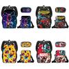 Cartoon Pattern Backpack Shoulder Bag Pencil Case Three Piece Set