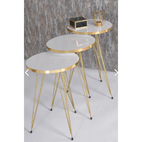 

Столик для гнездования Золотая белая проволока