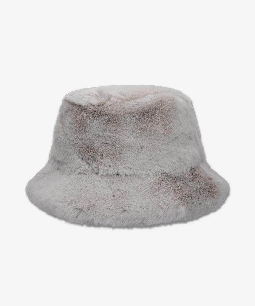 STAND STUDIO Vera Faux Fur Bucket Hat - Ecru / 61507907090700