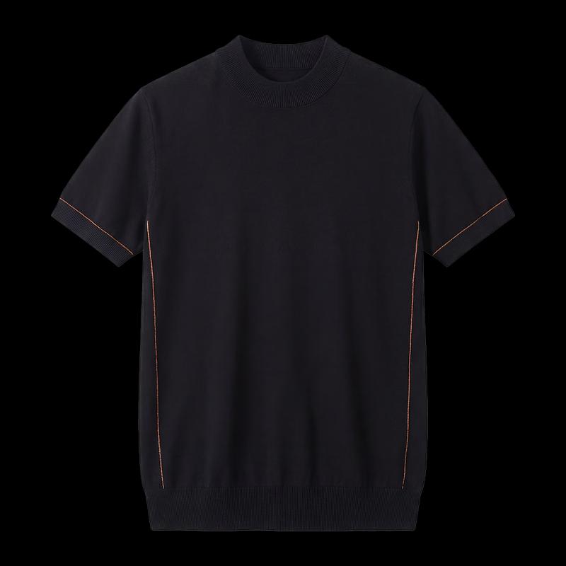 JOW Men's 100% Mercerized Wool Short Sleeve T-Shirt