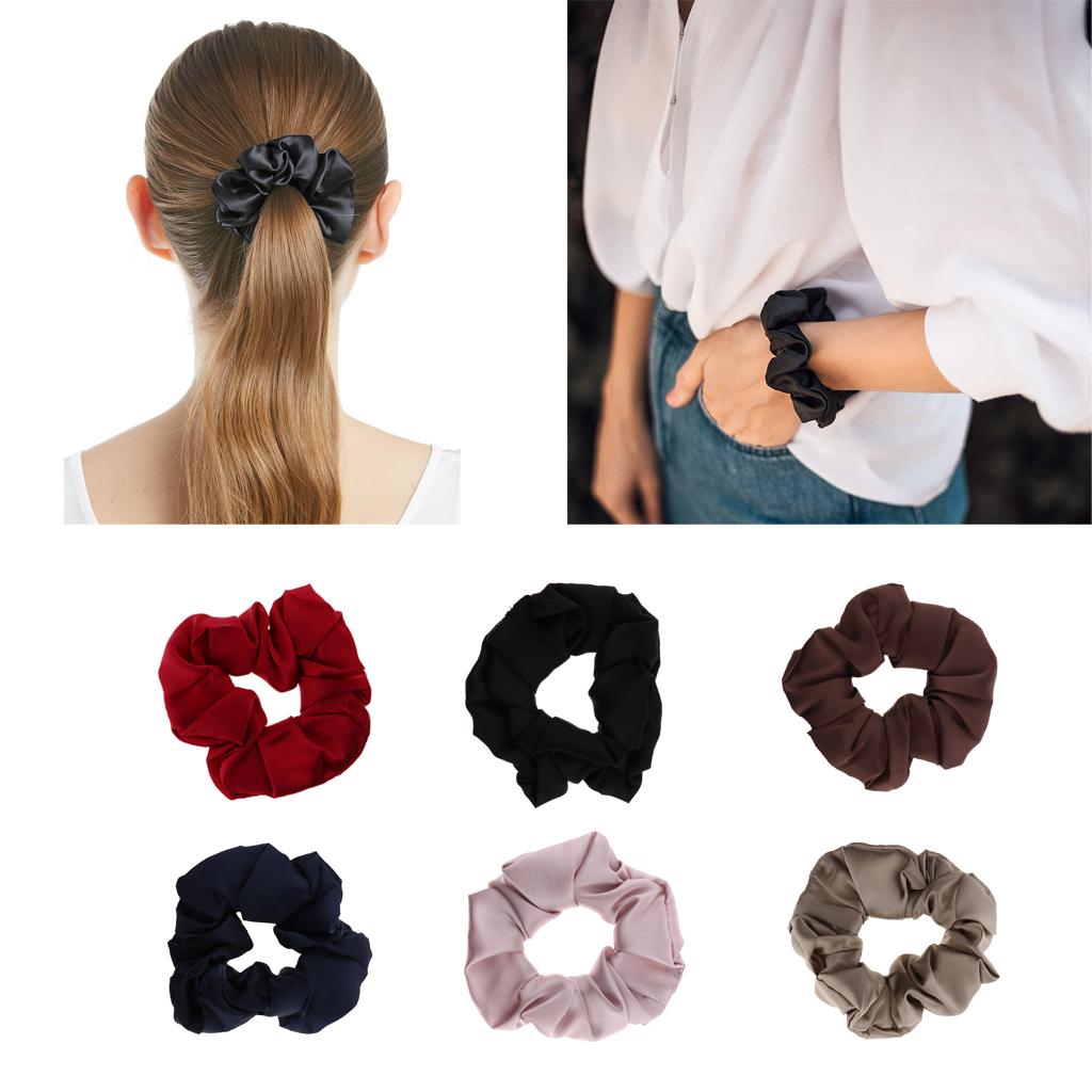 Large Floral Hair Band Ties For Thick