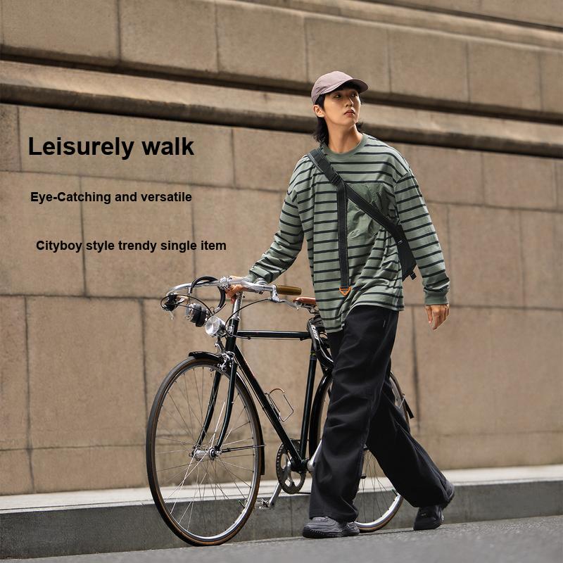 Li Ning CF Suo Solid Color Straight Loose Fashion Casual Pants Men bottoms Black AKXU523-4