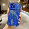Whale Pattern Phone Case For iPhone 16 Pro Max Cases For iPhone 11 12 13 14 15 8 7 Plus 16e XR X XS Shockproof Silicone Cover